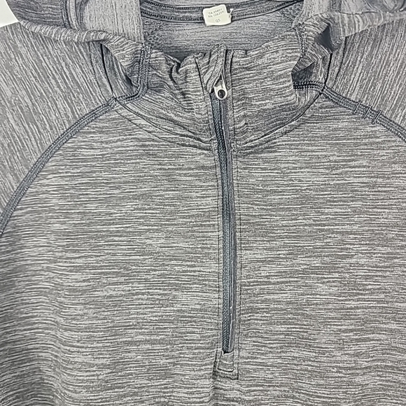 Lululemon Men's Hoodie Gray 1/4 Zip Lightweight 'Do It For The Bacon' Sz M - Picture 2 of 9